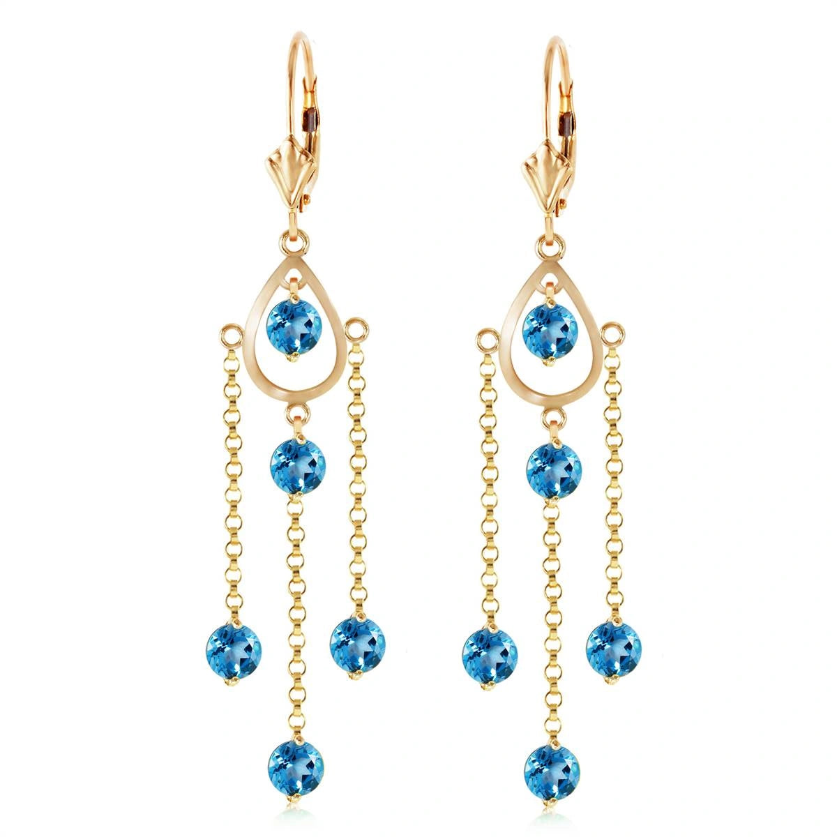 Yellow Gold Blue Topaz — Mariaamaranta