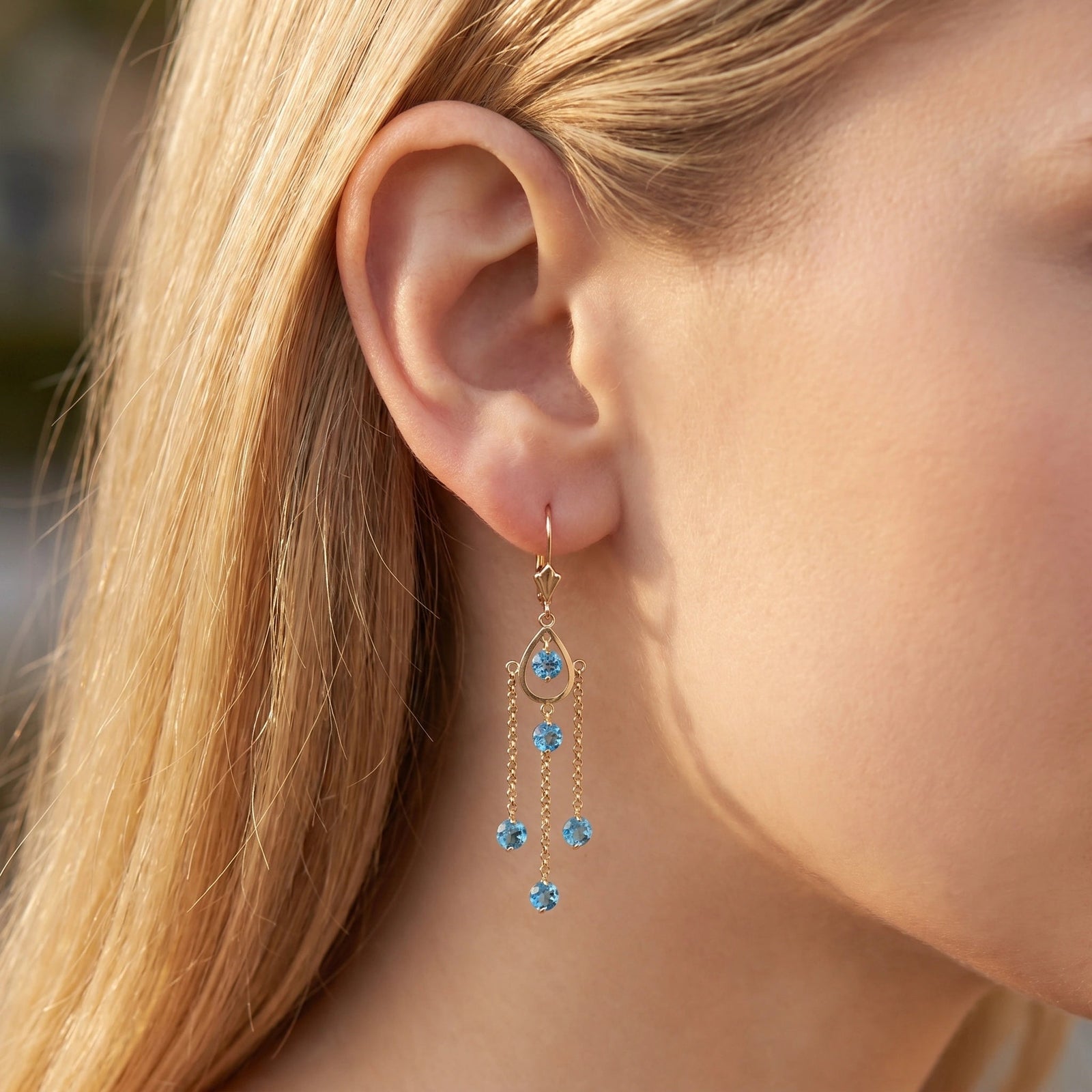 Yellow Gold Blue Topaz — Mariaamaranta