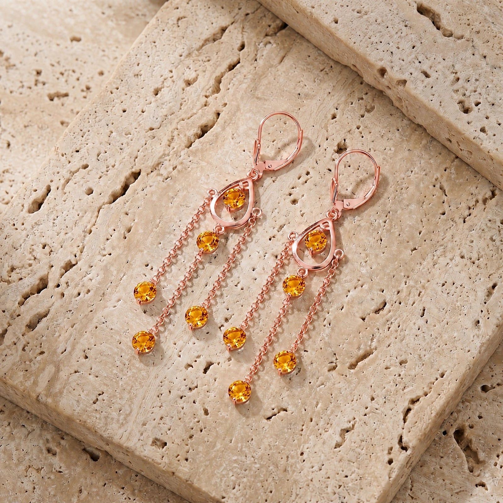 Rose Gold Citrine — Mariaamaranta