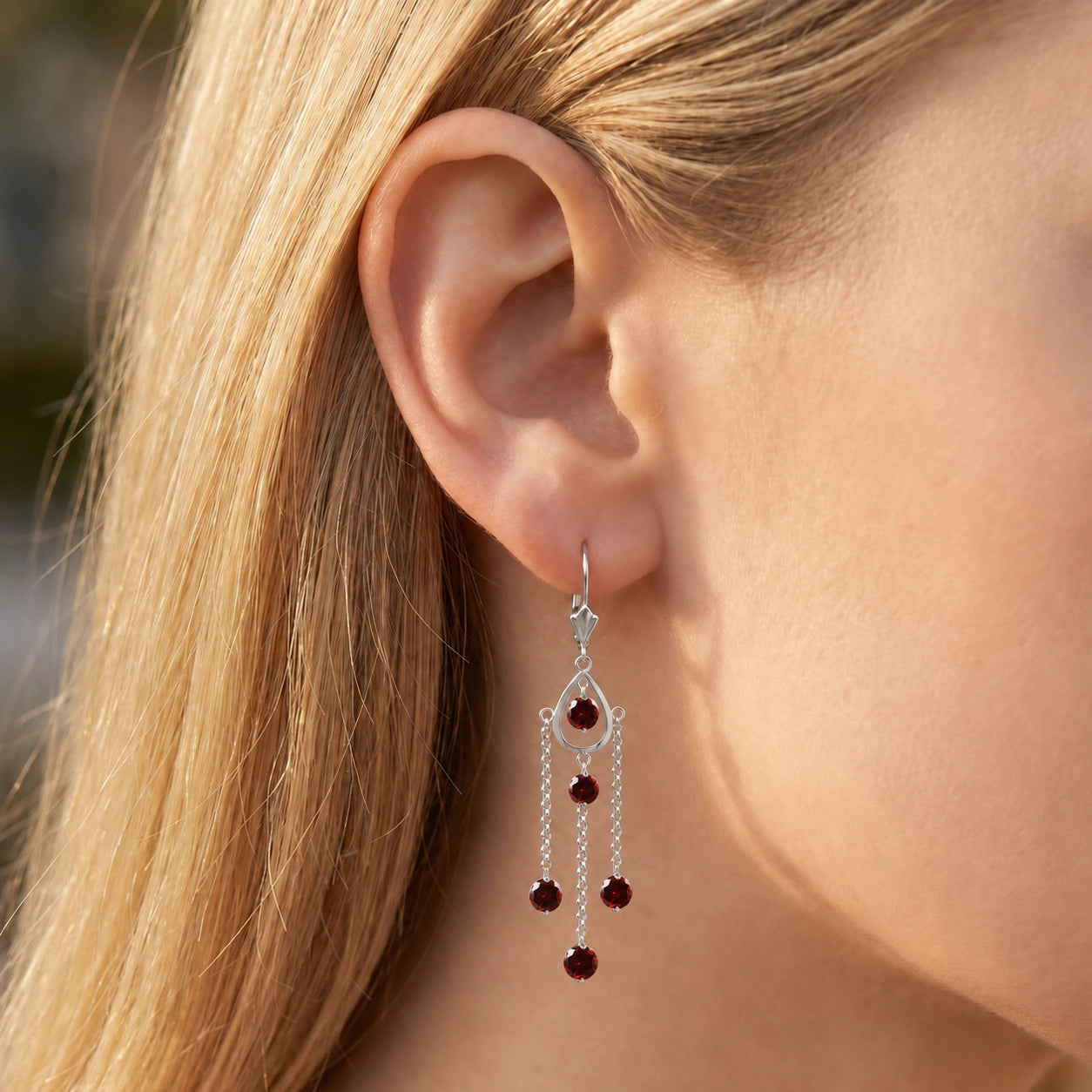 White Gold Garnet — Mariaamaranta