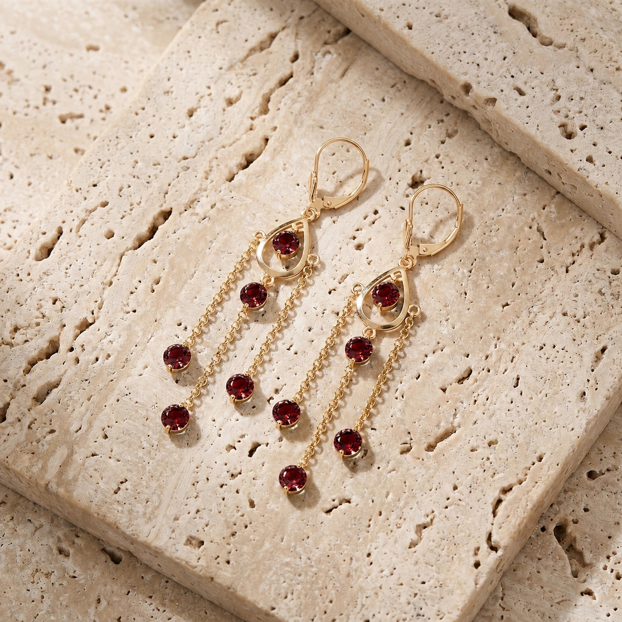 Yellow Gold Garnet — Mariaamaranta