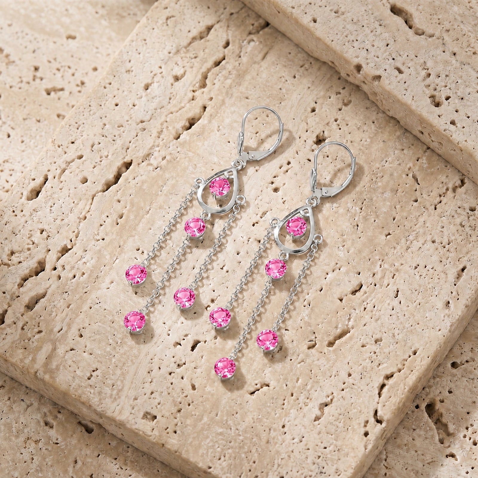 White Gold Pink Topaz — Mariaamaranta