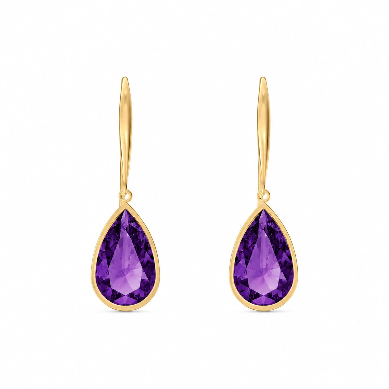 Yellow Gold Amethyst — Mariaamelia