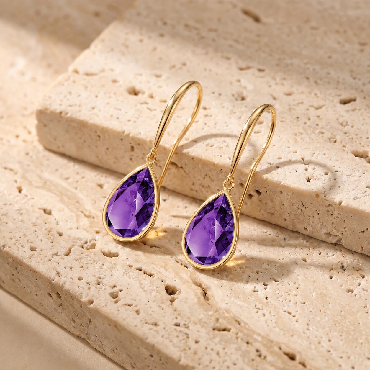 Yellow Gold Amethyst — Mariaamelia