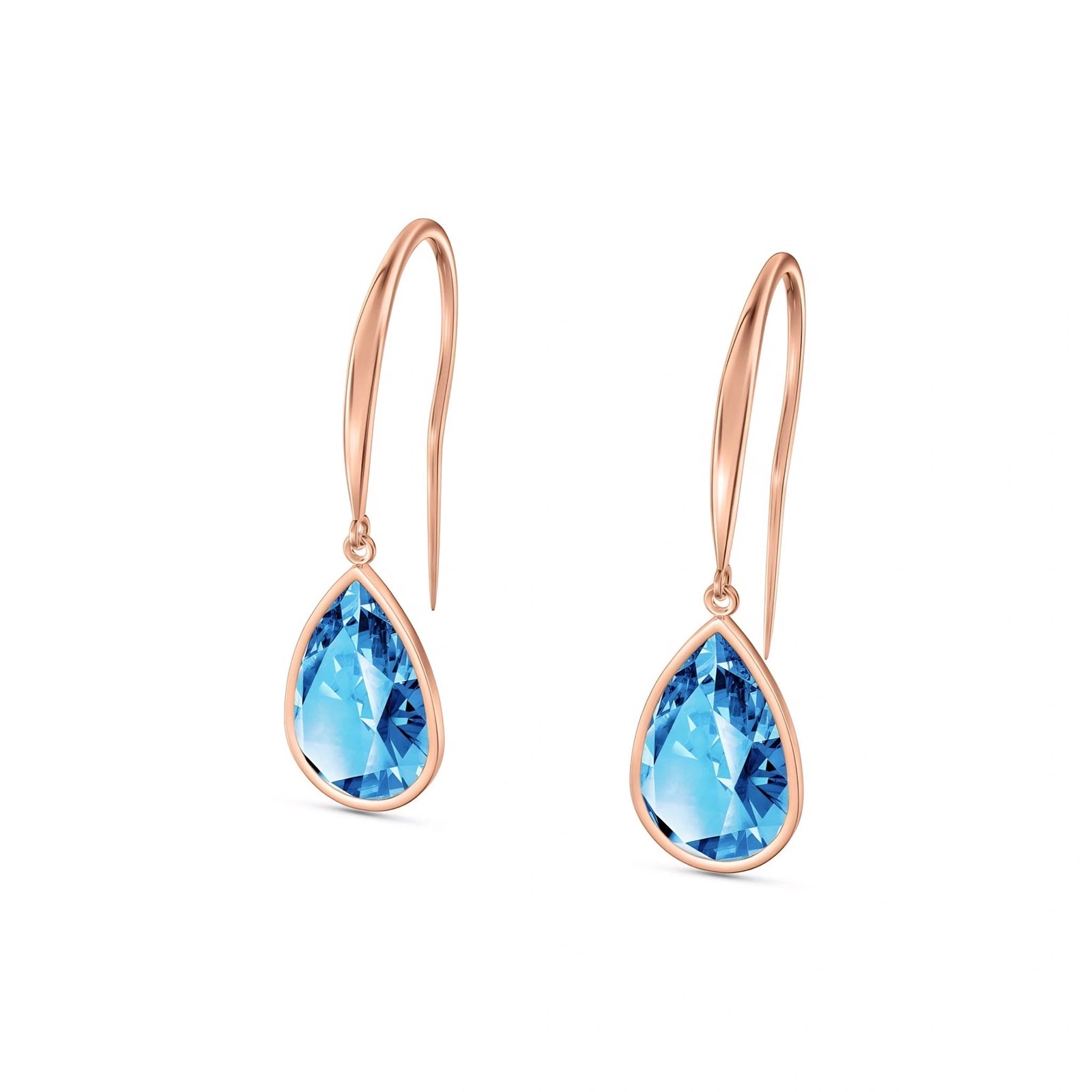 Rose Gold Blue Topaz — Mariaamelia