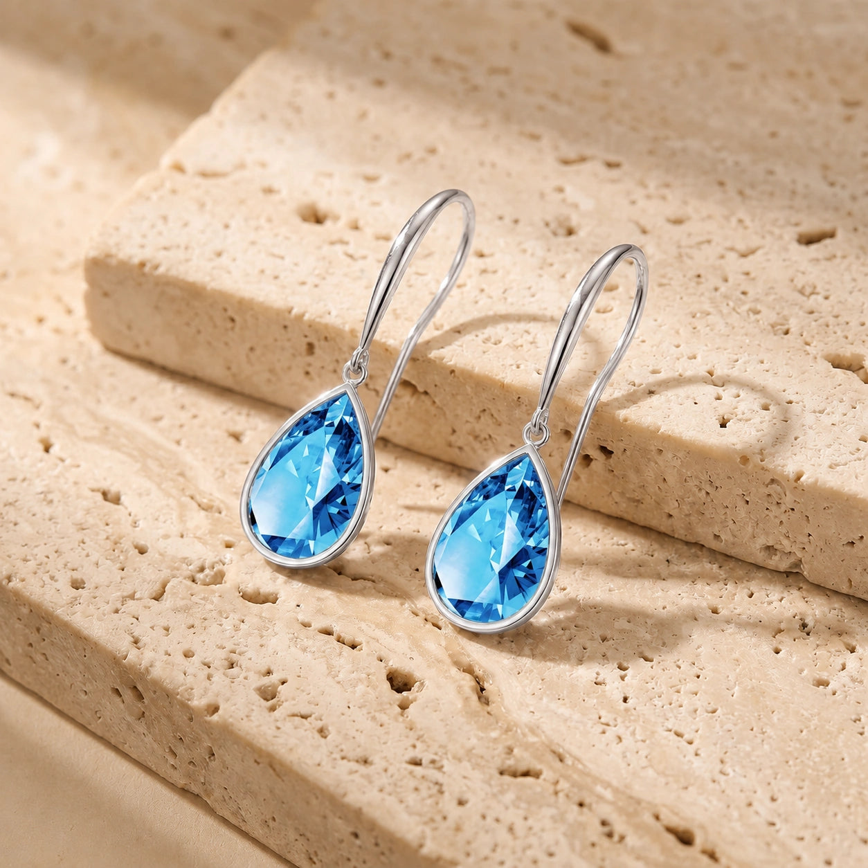 White Gold Blue Topaz — Mariaamelia