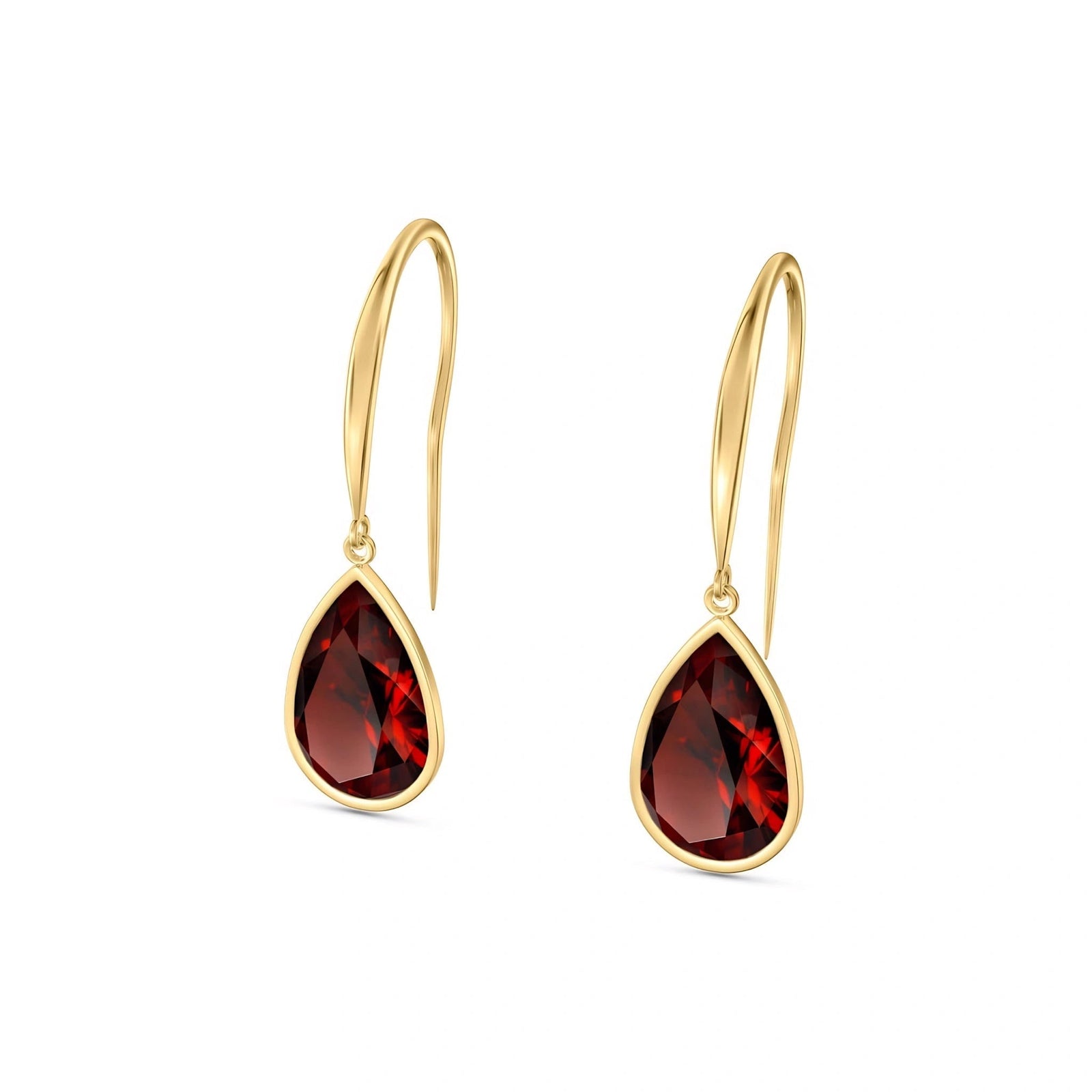 Yellow Gold Garnet — Mariaamelia