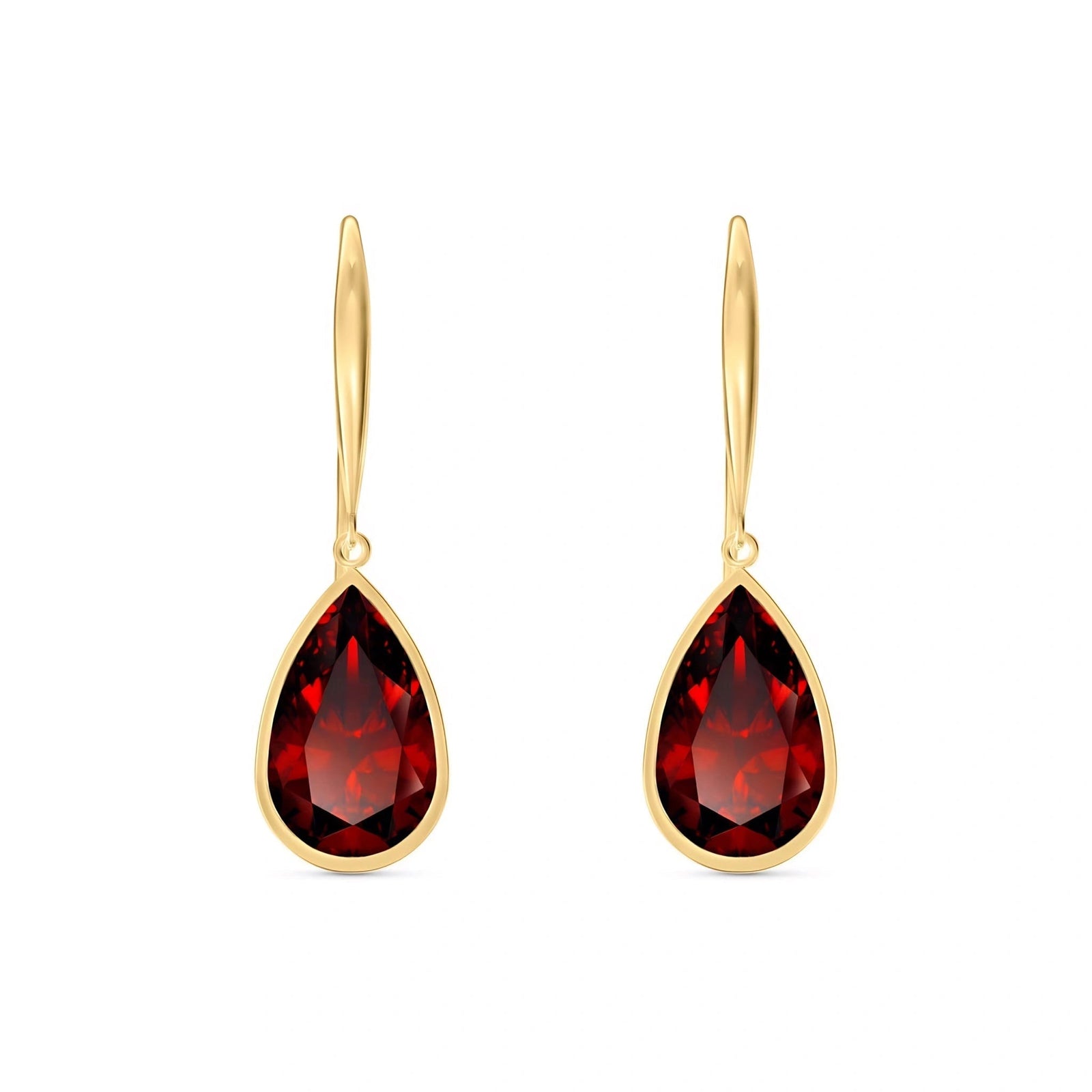 Yellow Gold Garnet — Mariaamelia