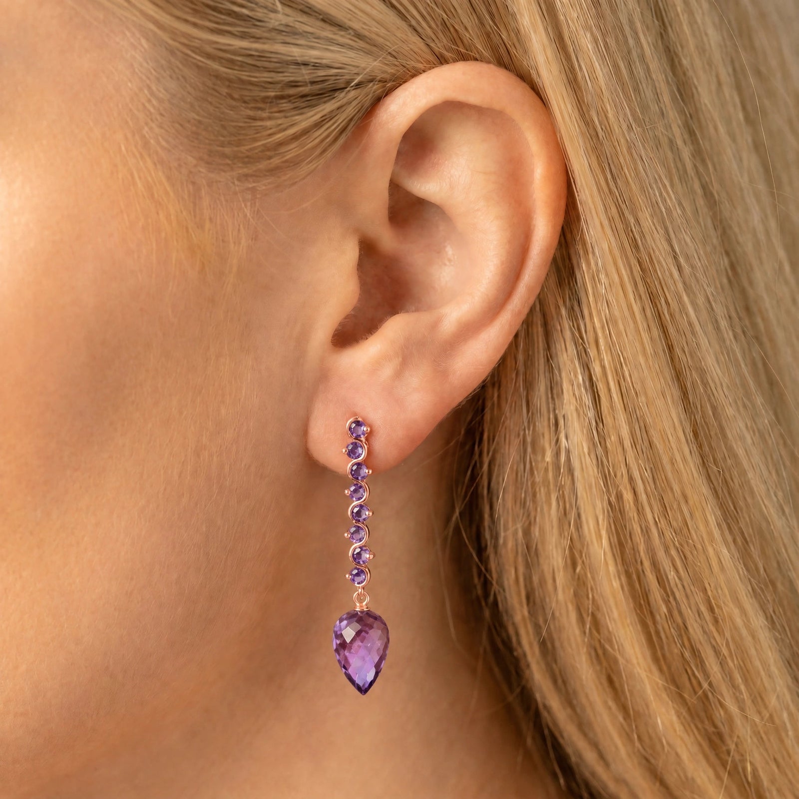 Rose Gold Amethyst — Mariaangiolina