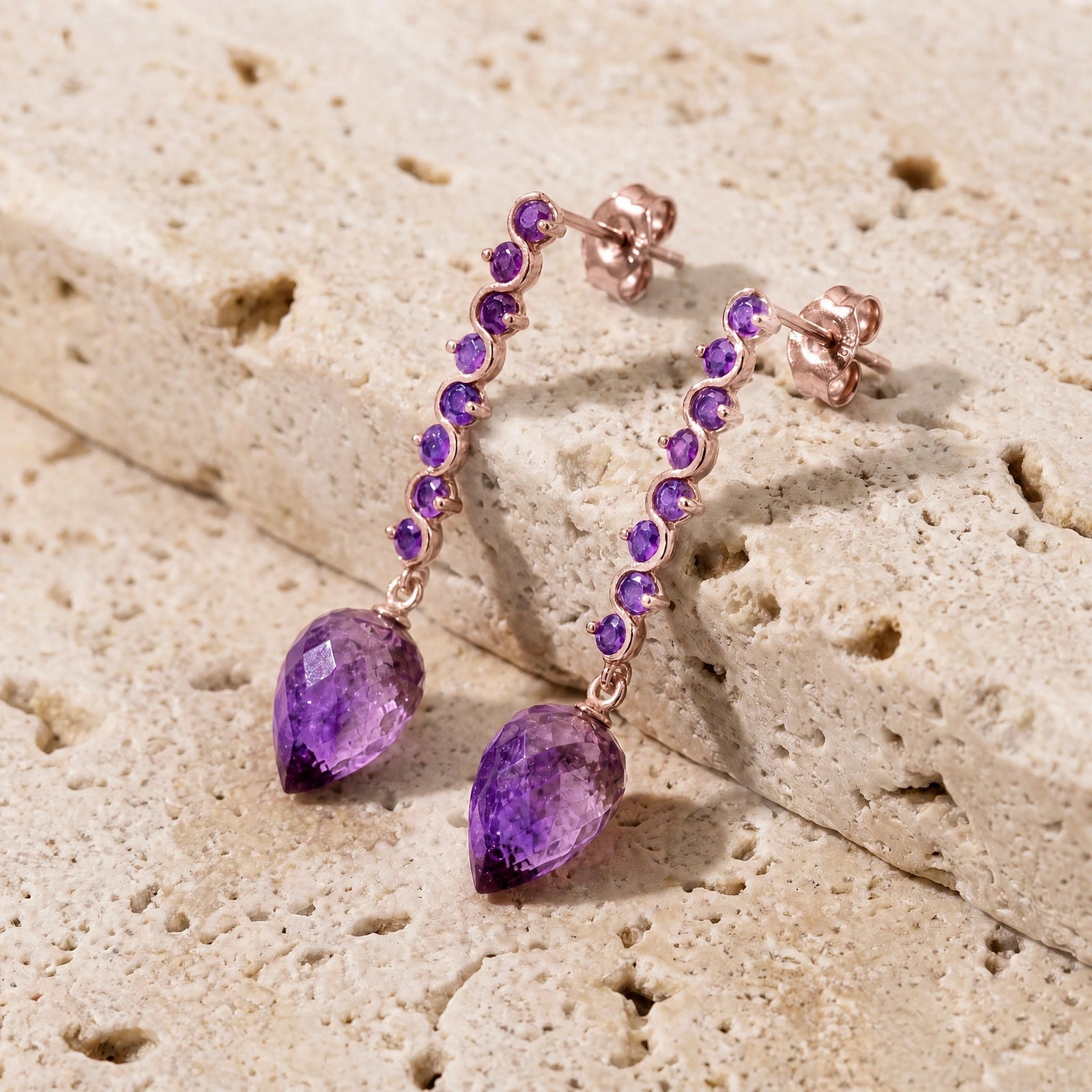 Rose Gold Amethyst — Mariaangiolina