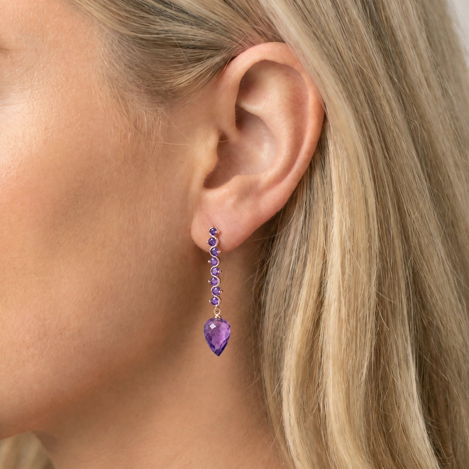 Rose Gold Amethyst — Mariaangiolina