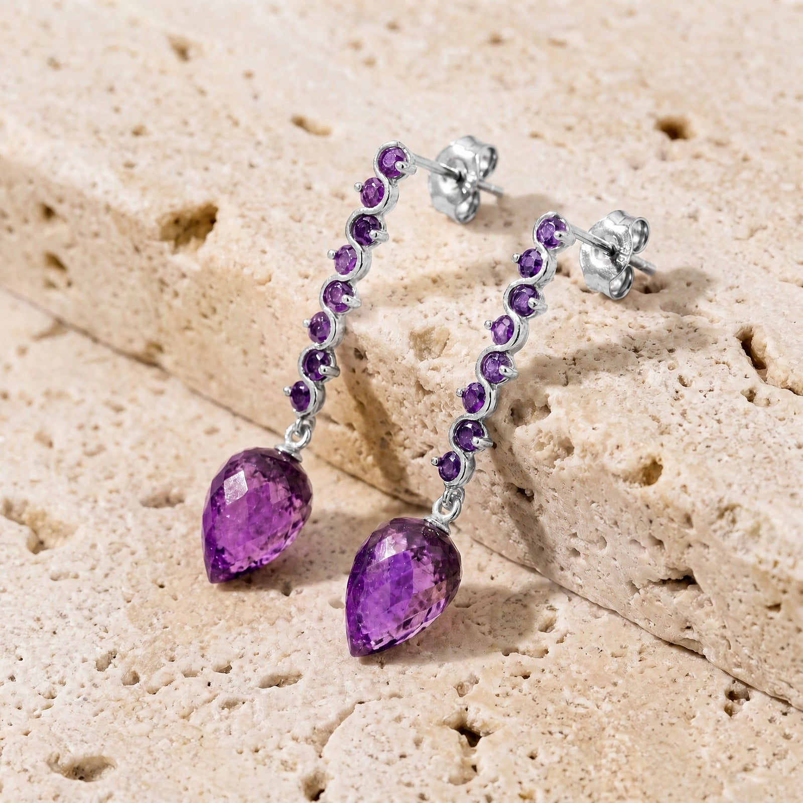 White Gold Amethyst — Mariaangiolina