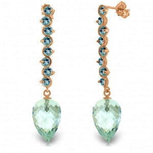 Rose Gold Blue Topaz — Mariaangiolina