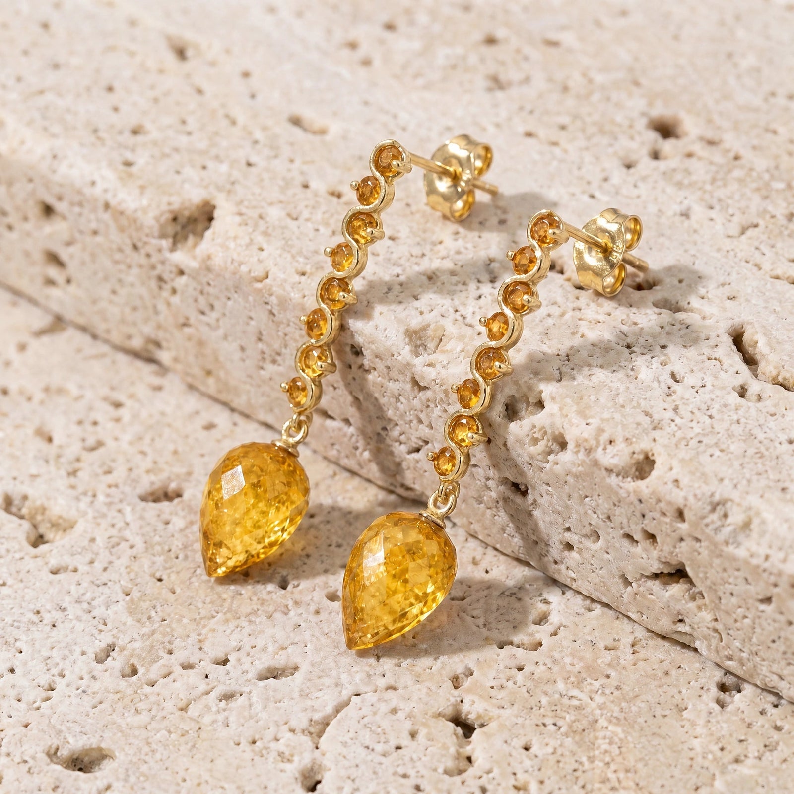 Yellow Gold Citrine — Mariaangiolina