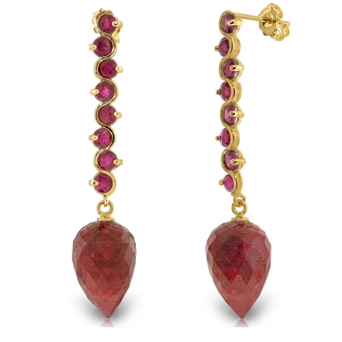 Yellow Gold Ruby — Mariaangiolina
