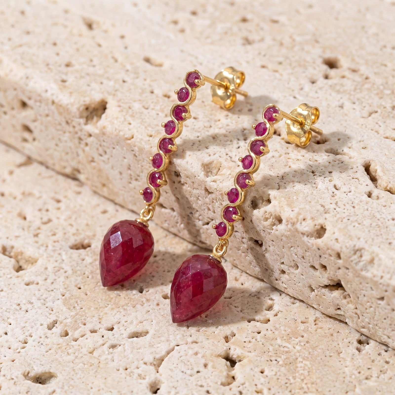 Yellow Gold Ruby — Mariaangiolina
