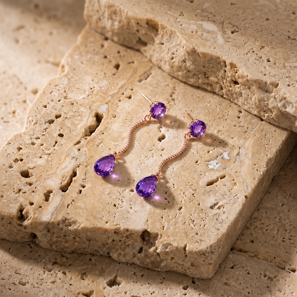 Rose Gold Amethyst — Mariaanna