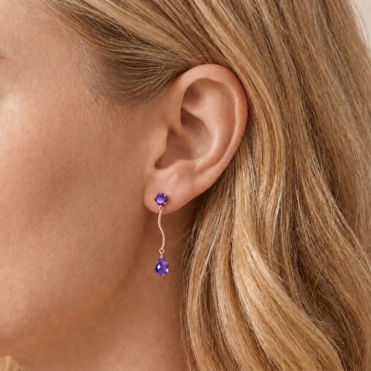 Rose Gold Amethyst — Mariaanna