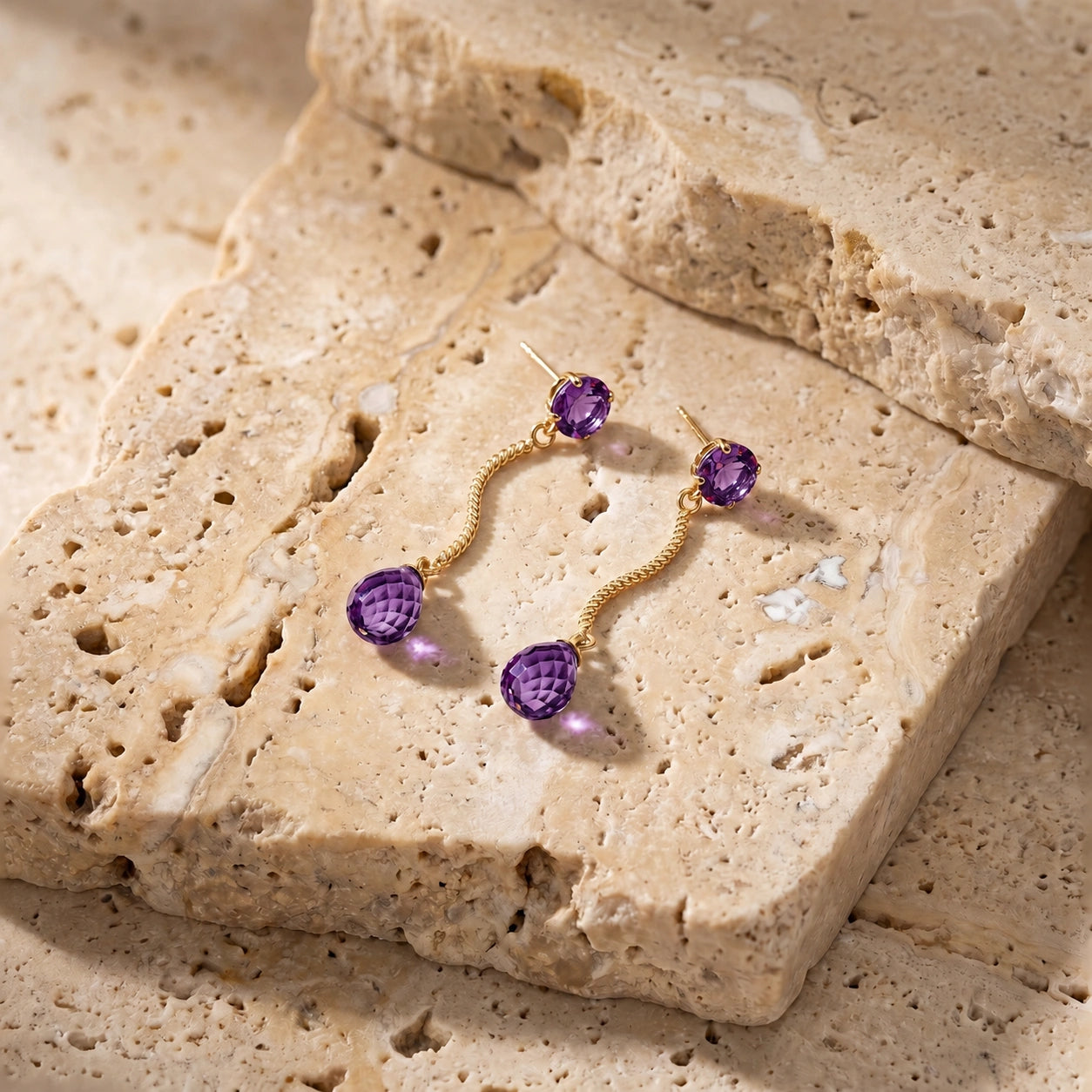 Yellow Gold Amethyst — Mariaanna
