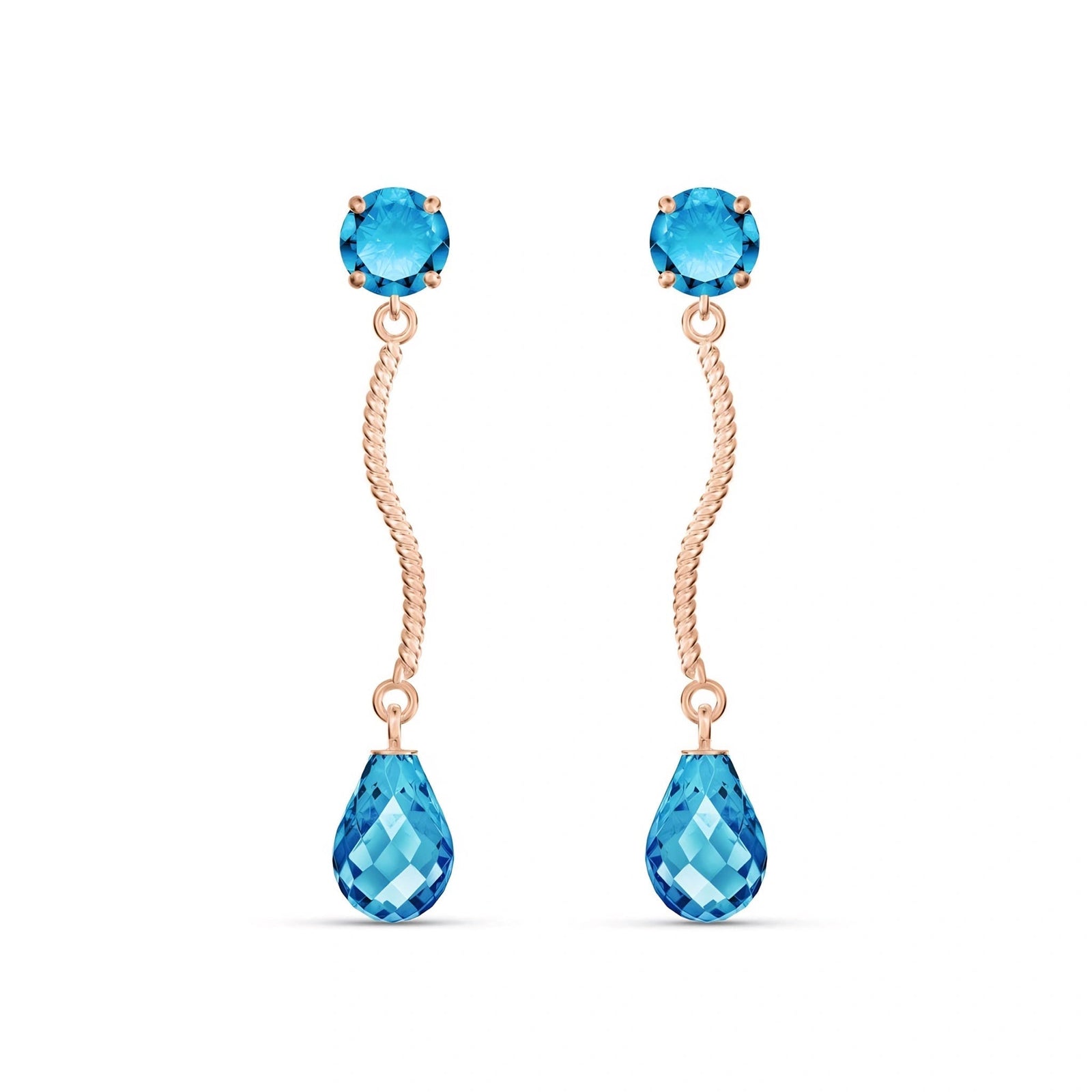 Rose Gold Blue Topaz — Mariaanna