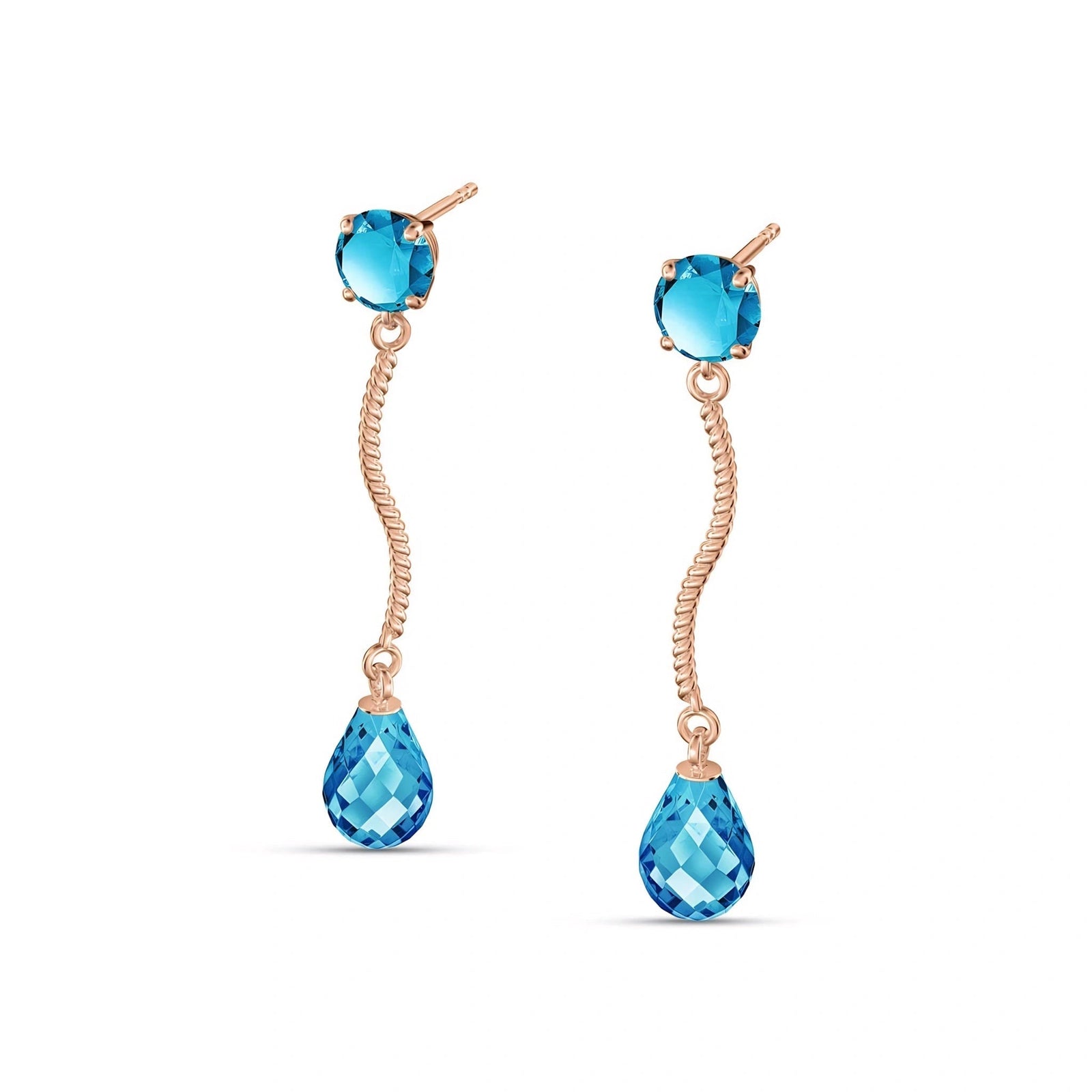 Rose Gold Blue Topaz — Mariaanna
