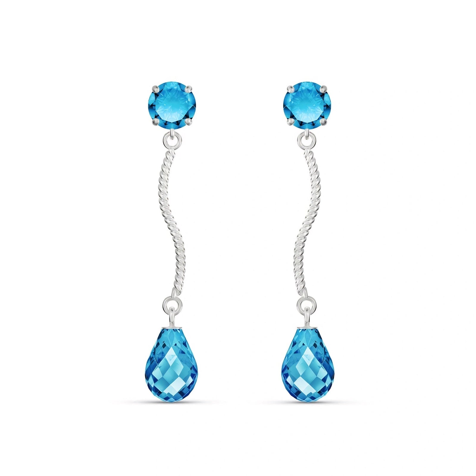 White Gold Blue Topaz — Mariaanna
