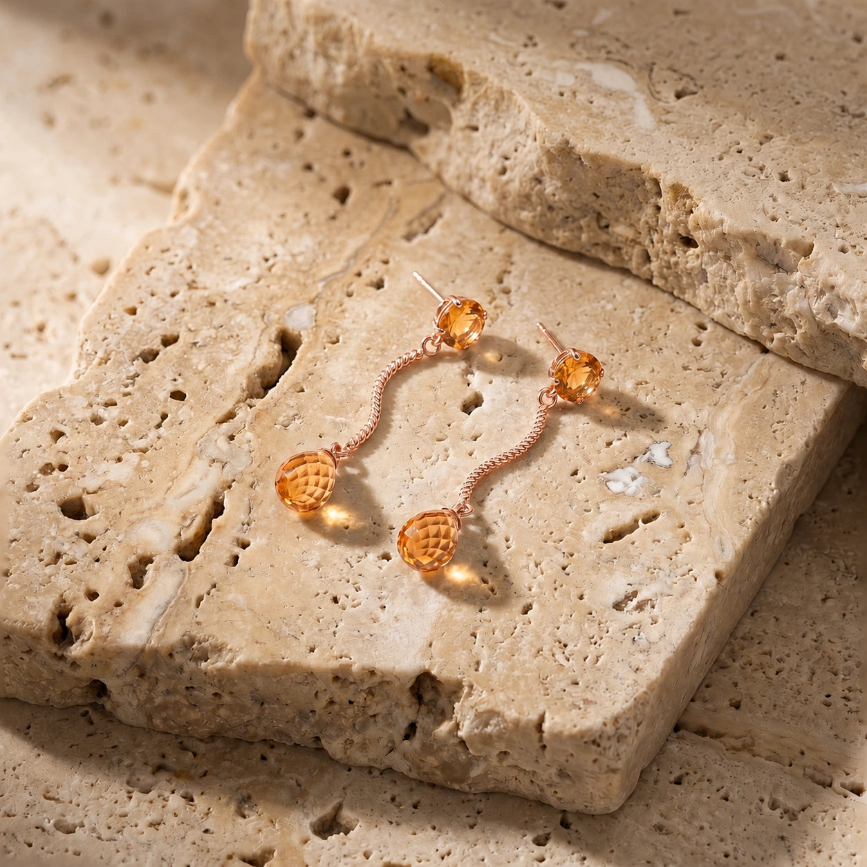 Rose Gold Citrine — Mariaanna