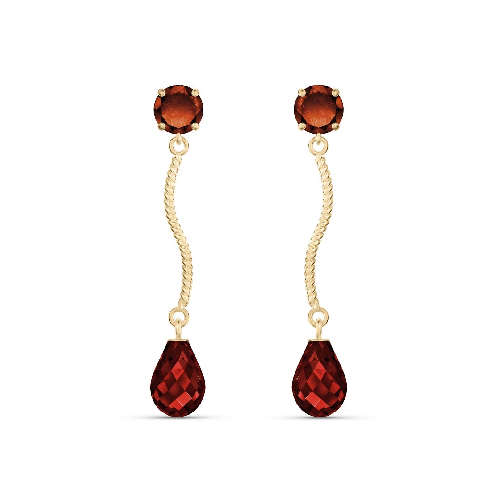 Yellow Gold Garnet — Mariaanna