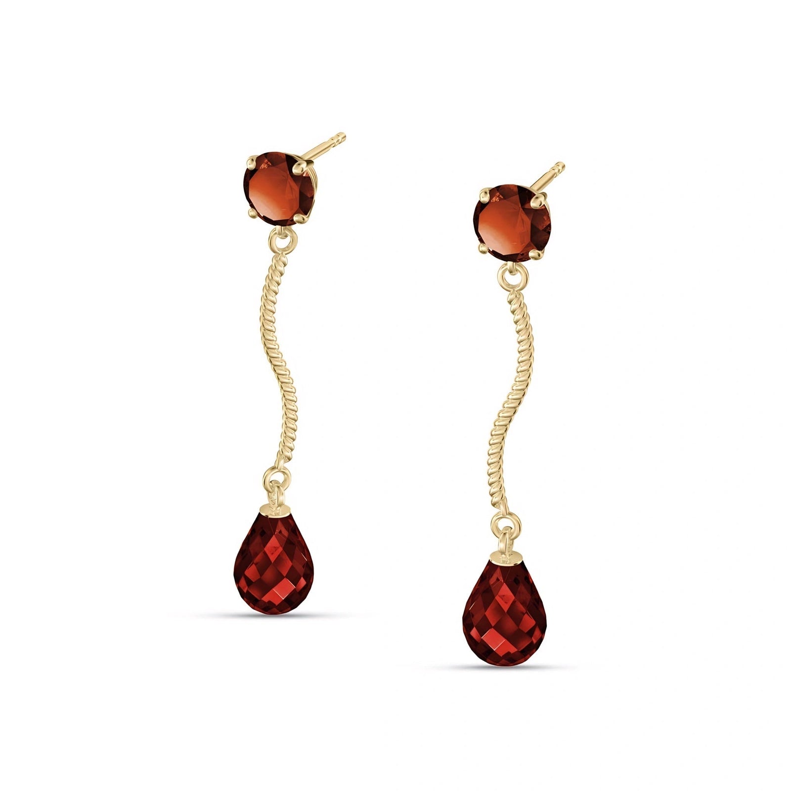 Yellow Gold Garnet — Mariaanna