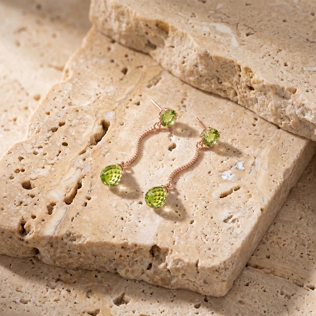 Rose Gold Peridot — Mariaanna