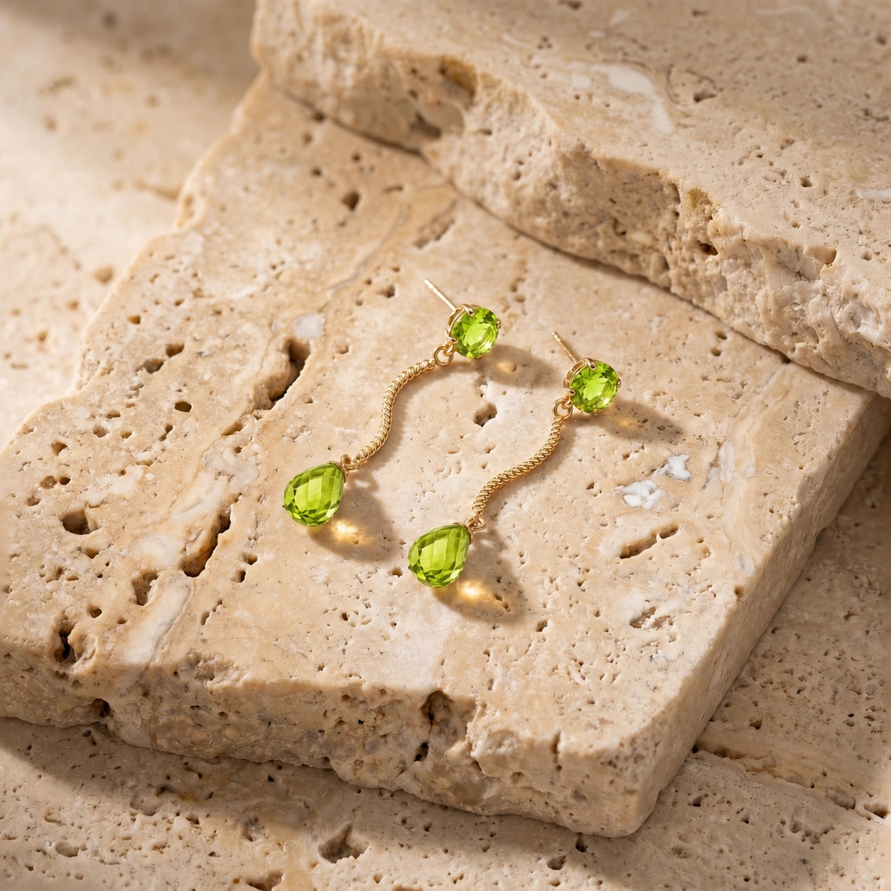 Yellow Gold Peridot — Mariaanna