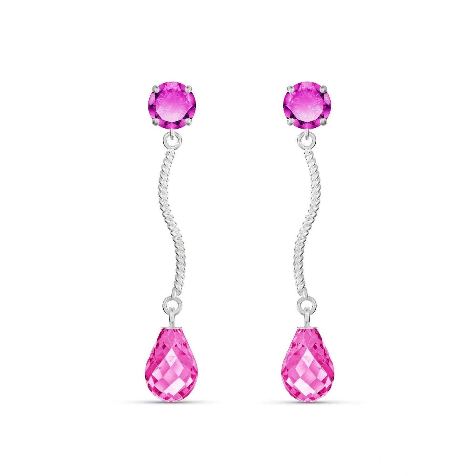 White Gold Pink Topaz — Mariaanna