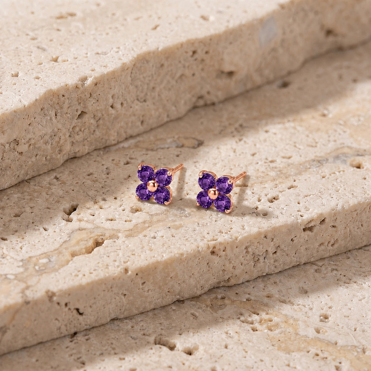 Rose Gold Amethyst — Mariaannarosa