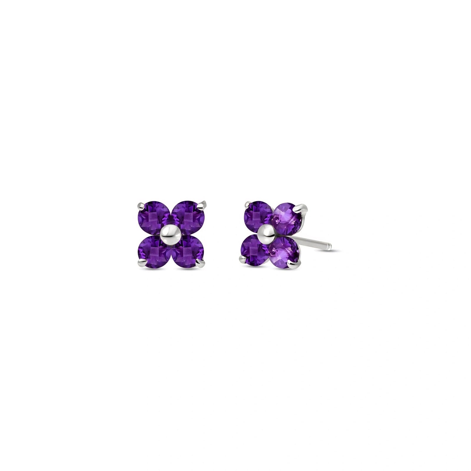 White Gold Amethyst — Mariaannarosa