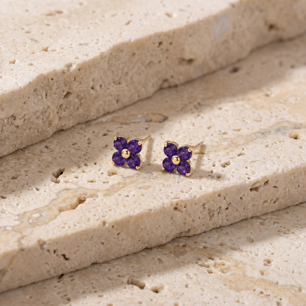 Yellow Gold Amethyst — Mariaannarosa
