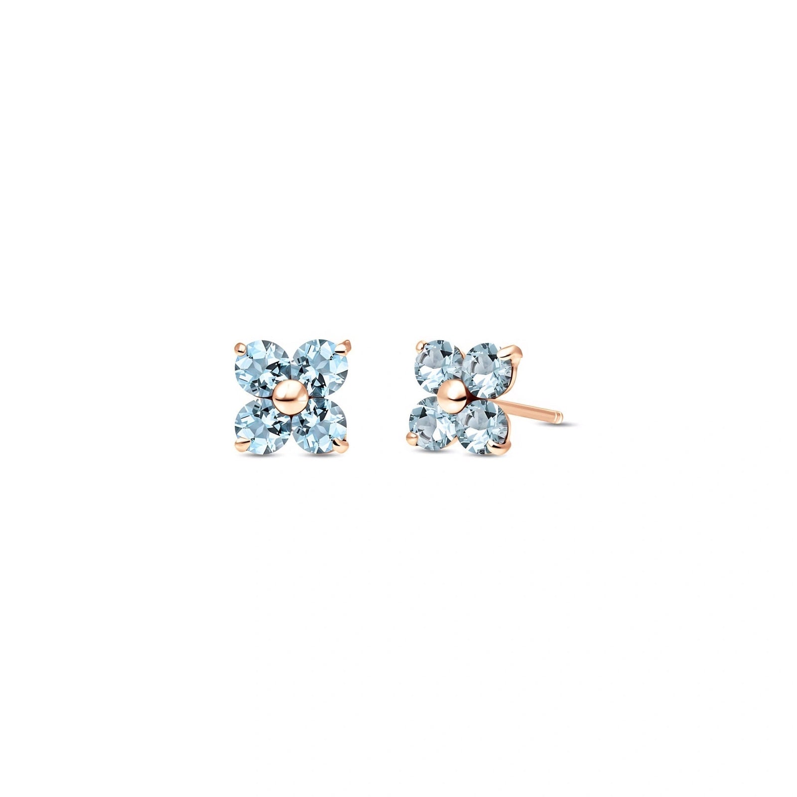 Rose Gold Aquamarine — Mariaannarosa