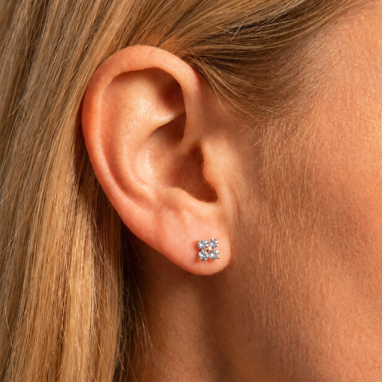 Rose Gold Aquamarine — Mariaannarosa