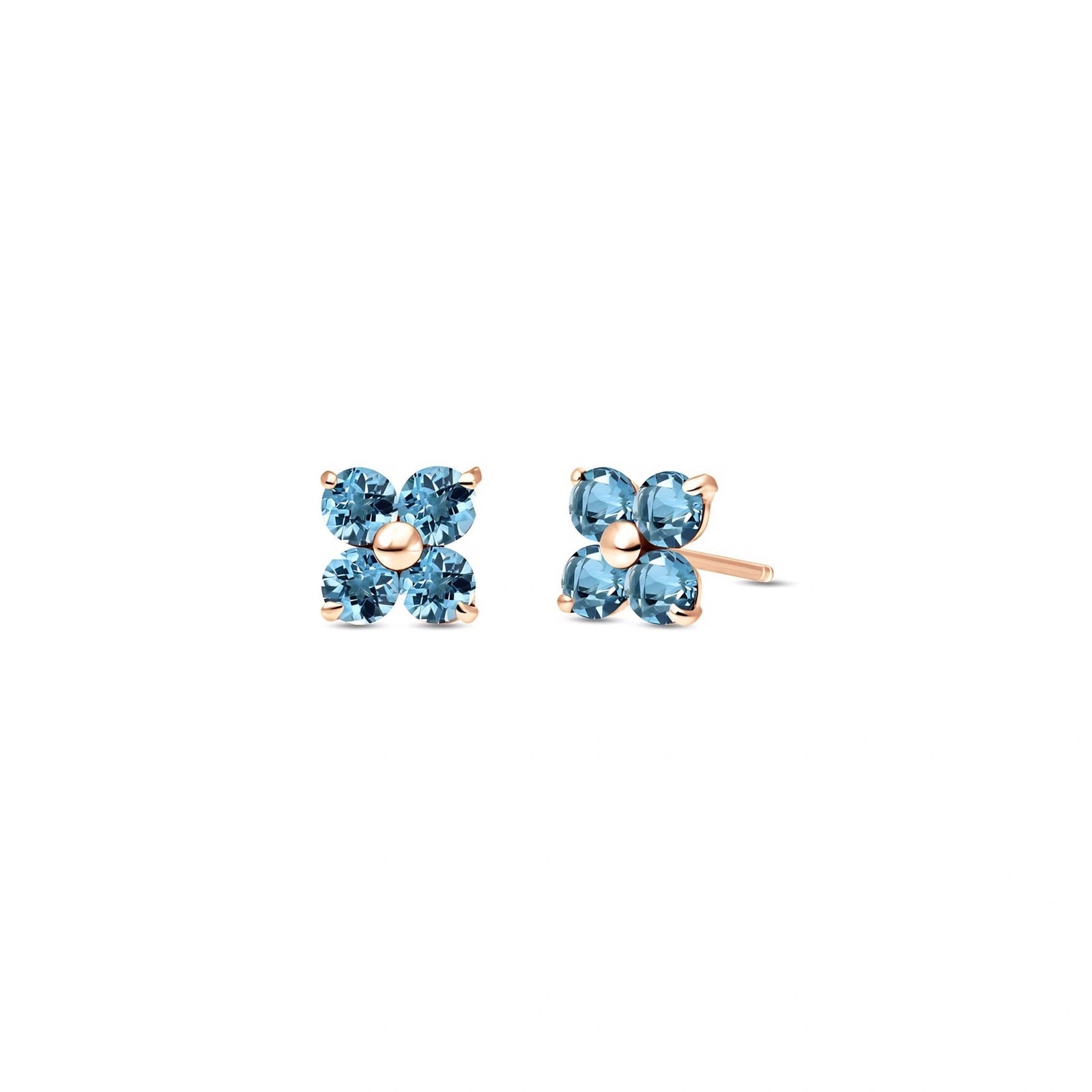 Rose Gold Blue Topaz — Mariaannarosa