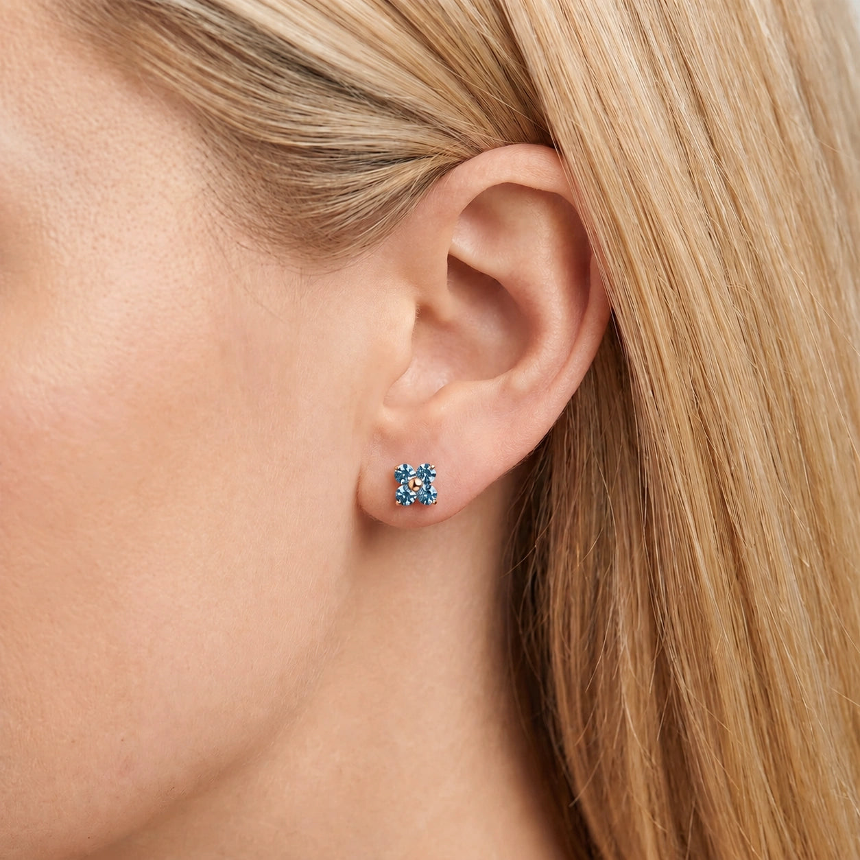 Rose Gold Blue Topaz — Mariaannarosa