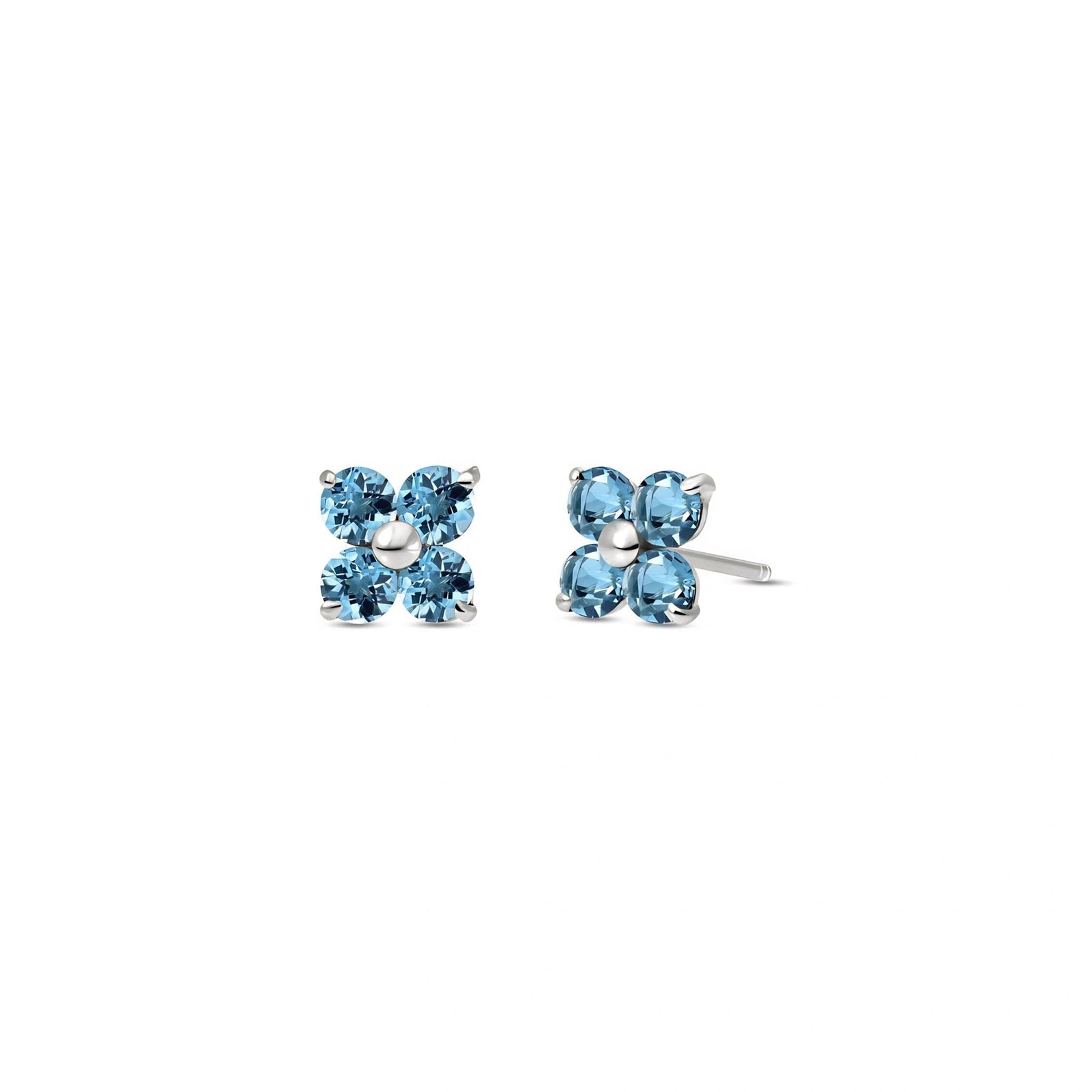 White Gold Blue Topaz — Mariaannarosa