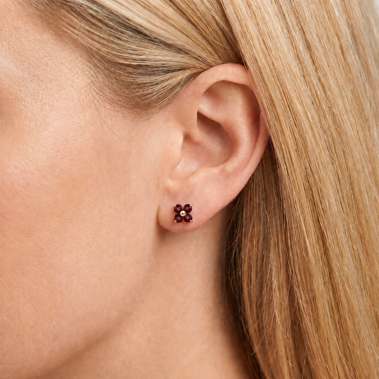 Rose Gold Garnet — Mariaannarosa