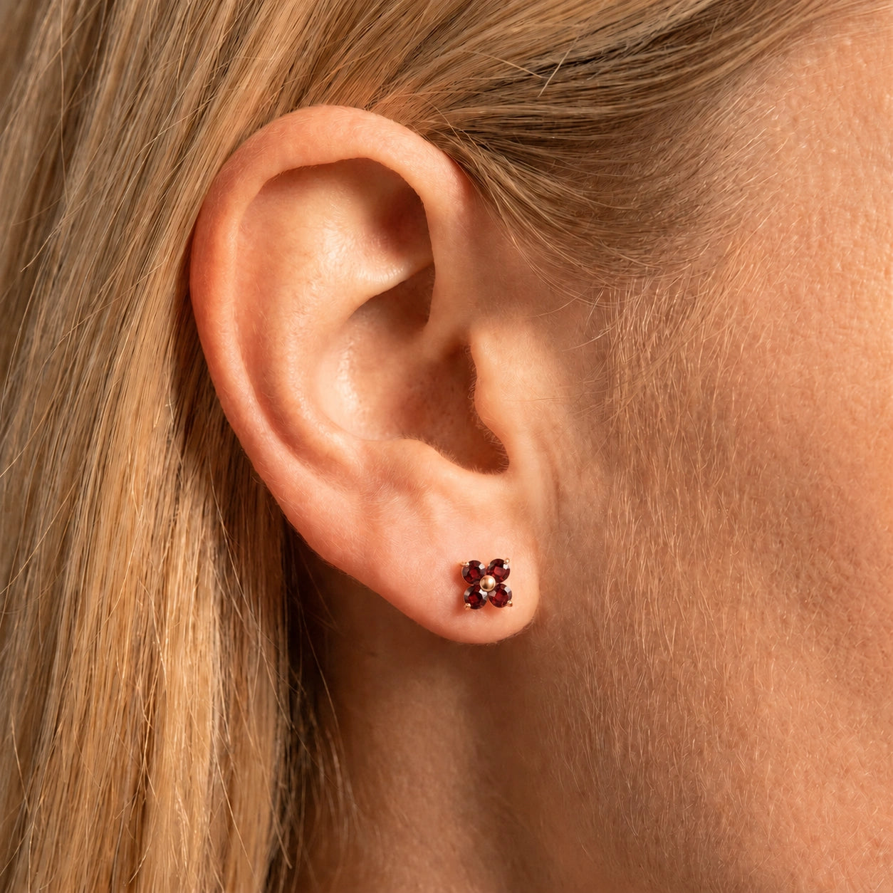 Rose Gold Garnet — Mariaannarosa
