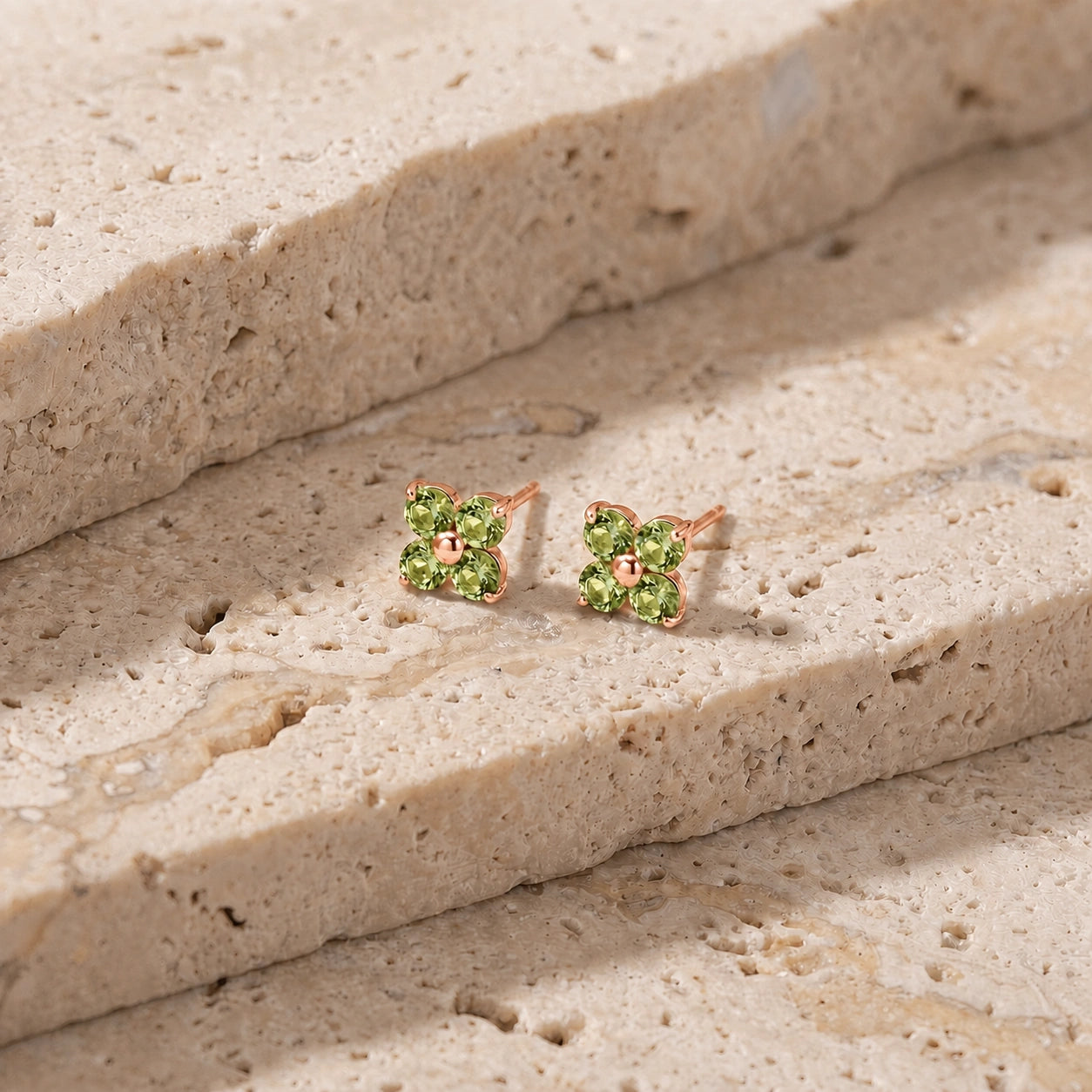 Rose Gold Peridot — Mariaannarosa