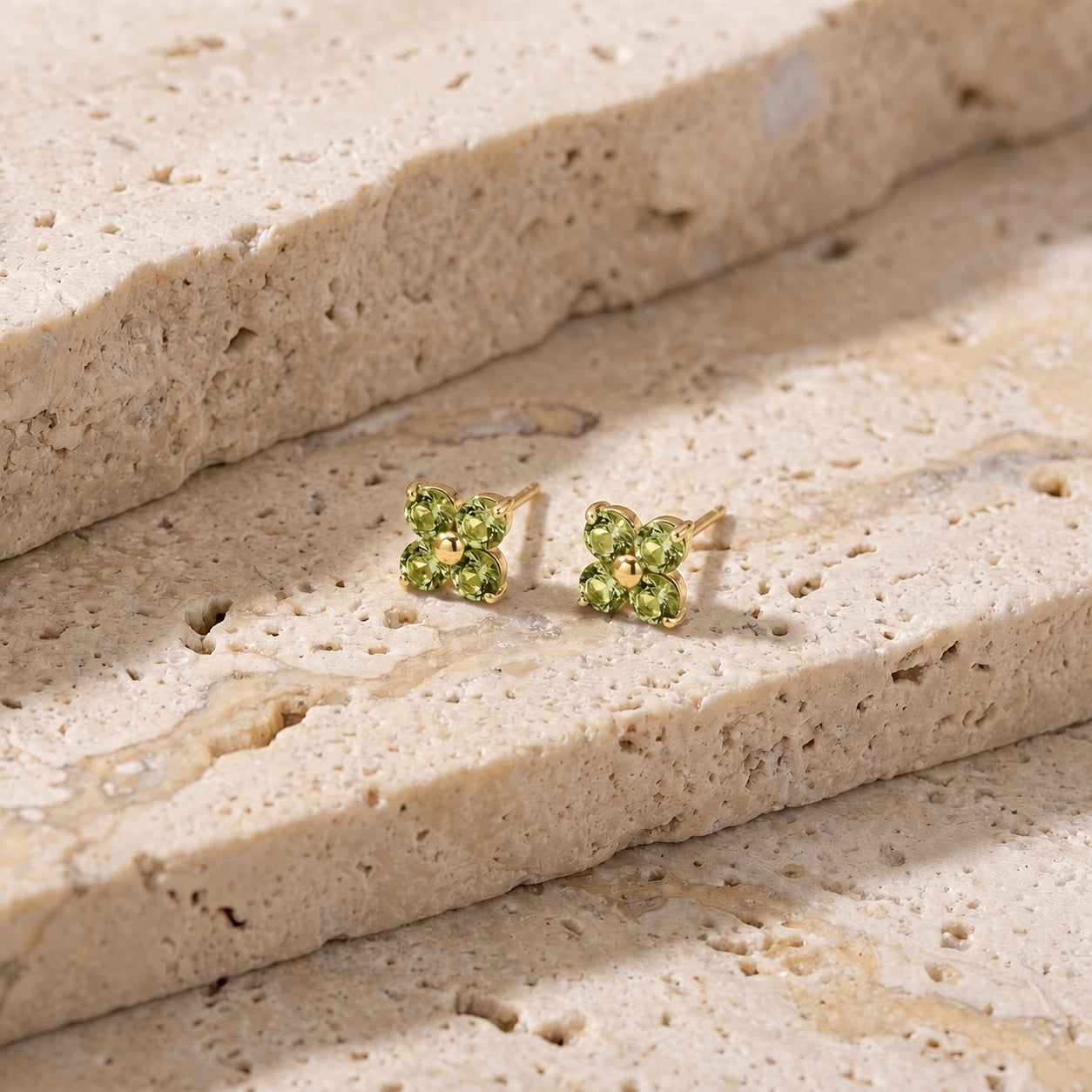 Yellow Gold Peridot — Mariaannarosa