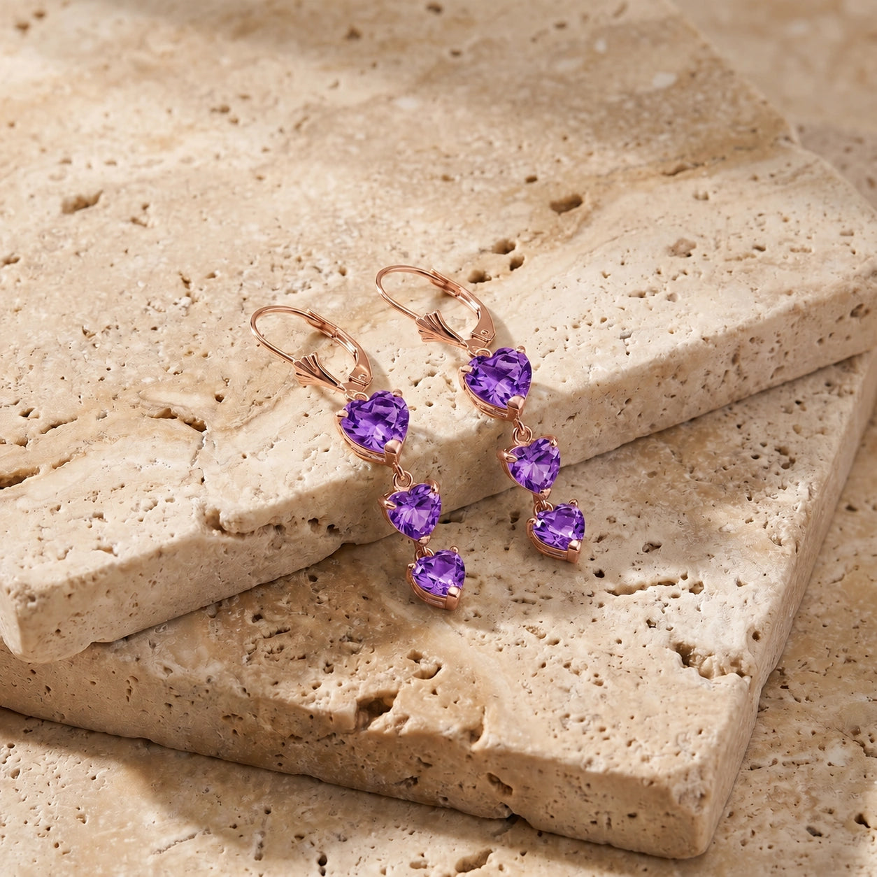 Rose Gold Amethyst — Mariaannunziata