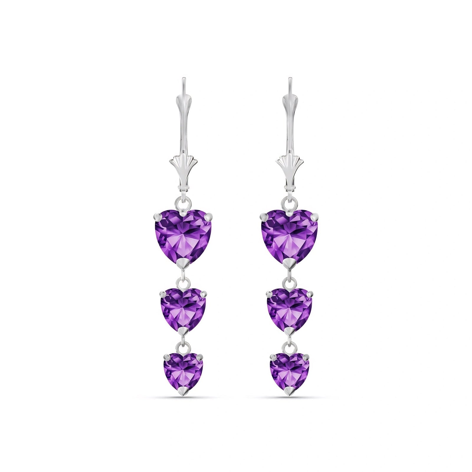 White Gold Amethyst — Mariaannunziata