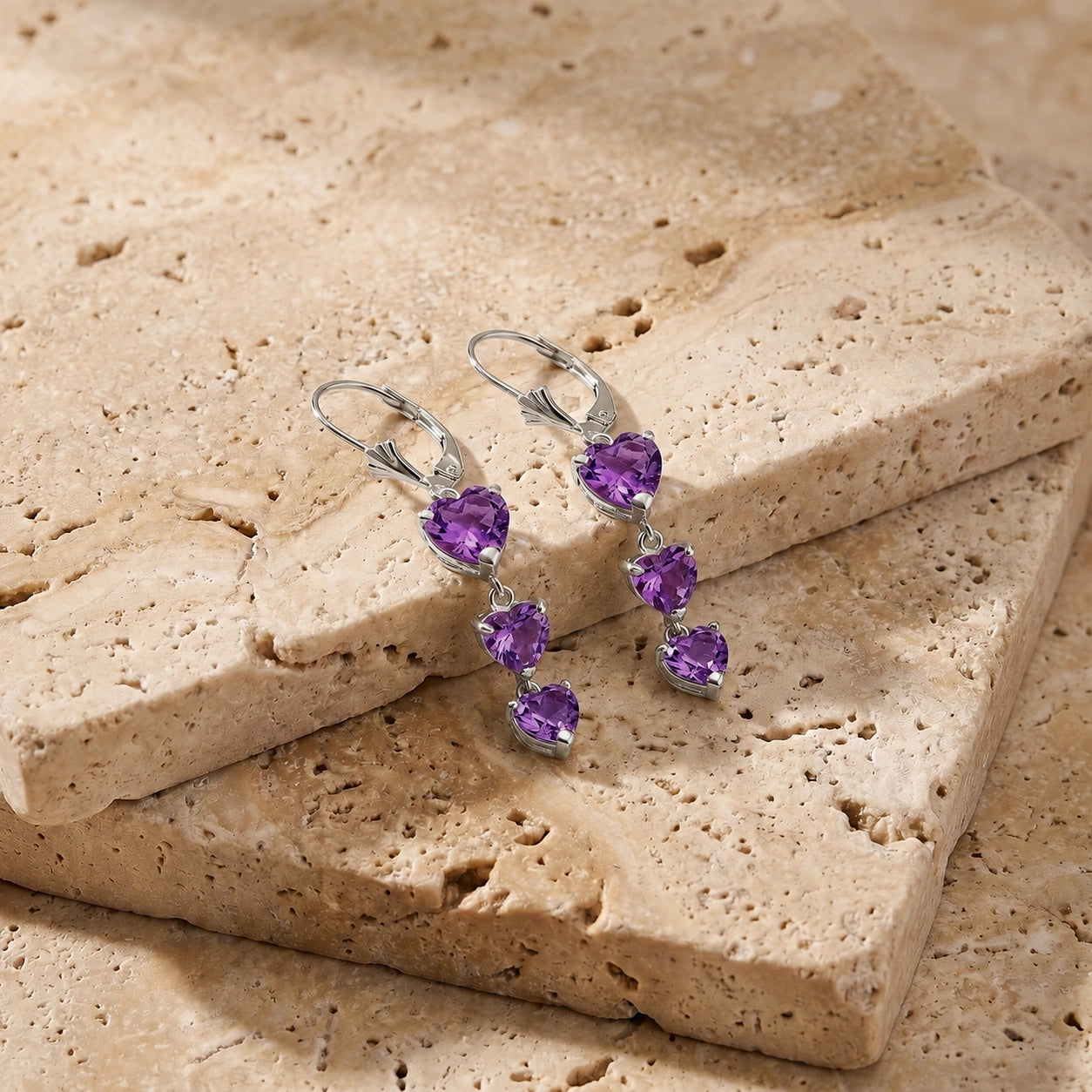 White Gold Amethyst — Mariaannunziata