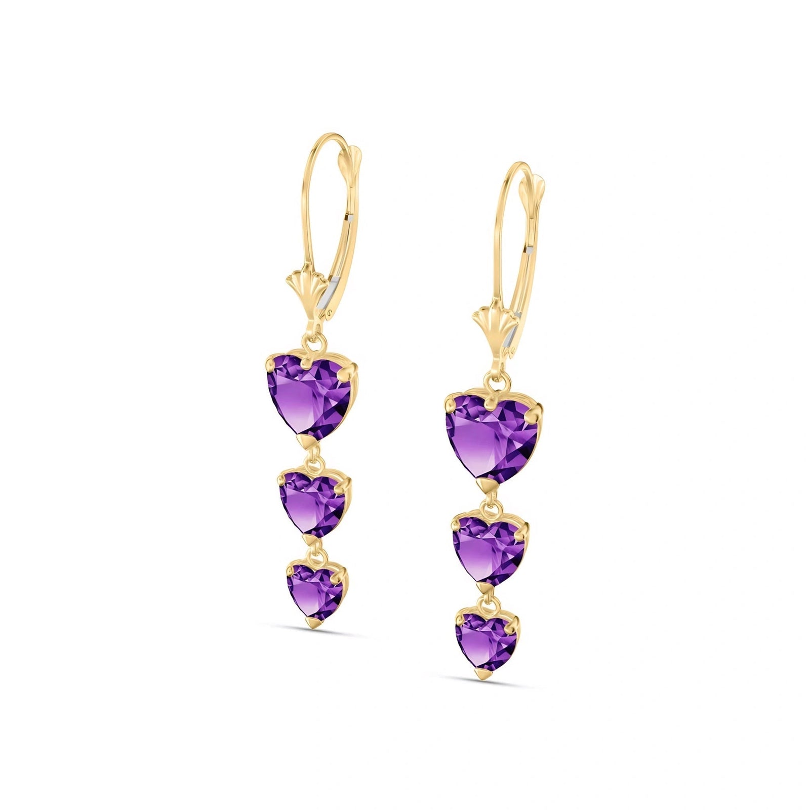 Yellow Gold Amethyst — Mariaannunziata