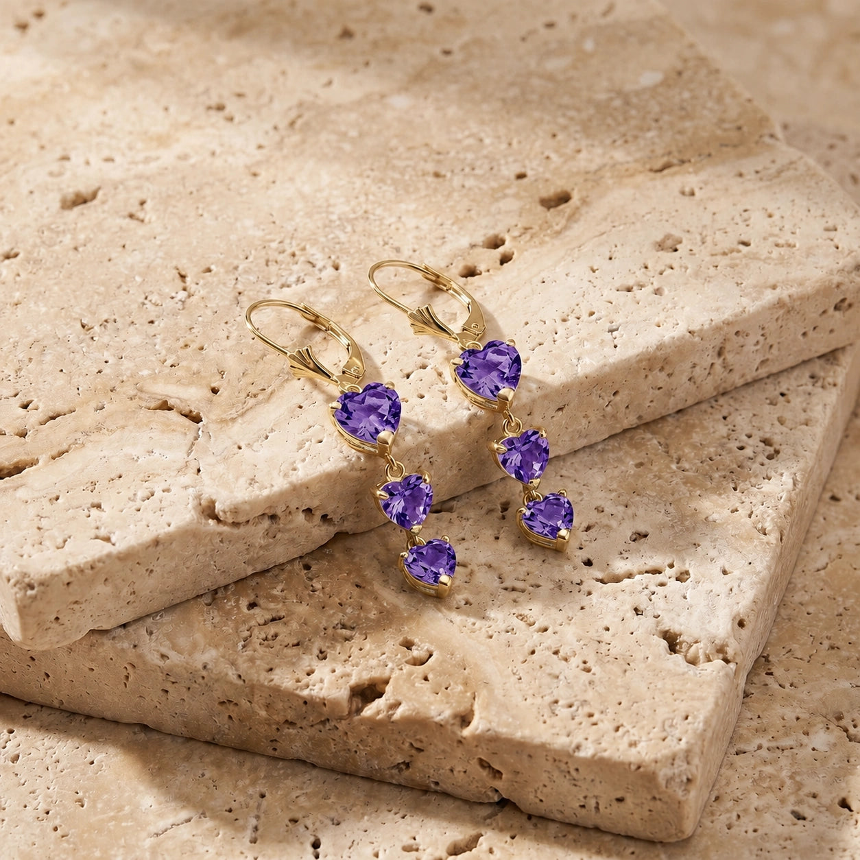 Yellow Gold Amethyst — Mariaannunziata