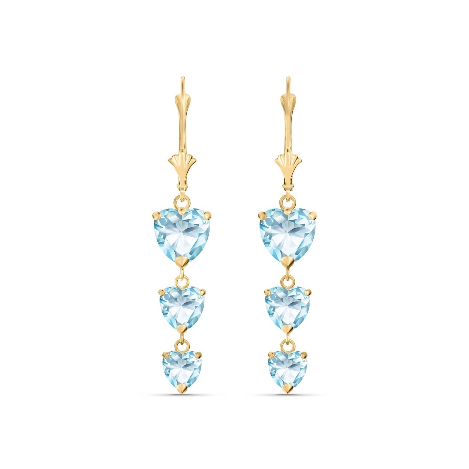 Yellow Gold Aquamarine — Mariaannunziata